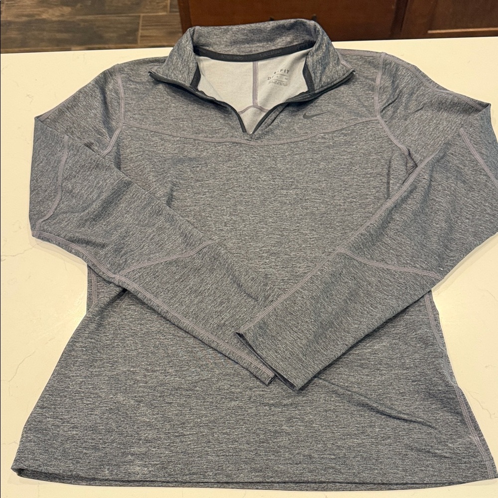 Gray Quarter-Zip Pullover - image 1